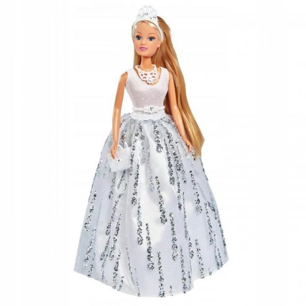 Lalka Steffi w sukni ślubnej Swarovski
